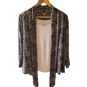 Chico's Classic Travelers Medallion Luciana Jacket Chico's Size 2 New with Tags